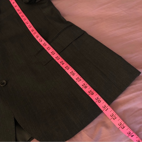 NEW，Jos. A. Bank Charcoal 44 Reg Complete 2pc Suit 39W Pants - Picture 15 of 16